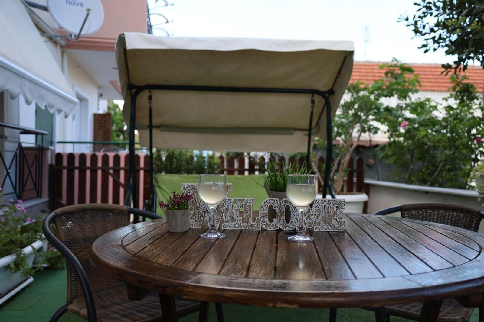 Ferienwohnung Cozy House Keramotí Exterior foto